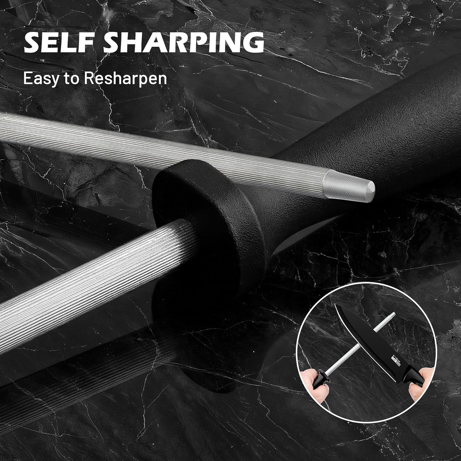 Self‑Sharpening Sets